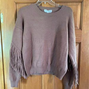 Chelsea and Theodore Brand New Fringe Sweater